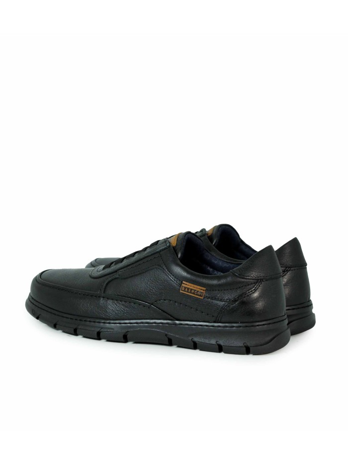 ZAPATOS DEPORTIVOS DE PIEL BAERCHI 4192 NEGRO