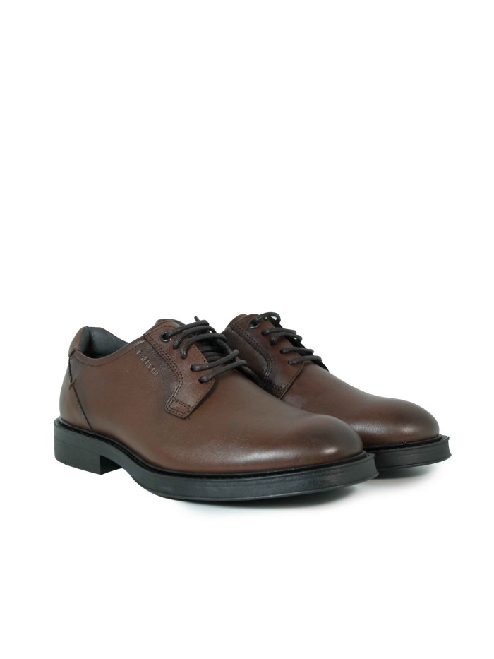 ZAPATO CONFORT DE PIEL MARRÓN PARA HOMBRE BAERCHI DACIA 1160