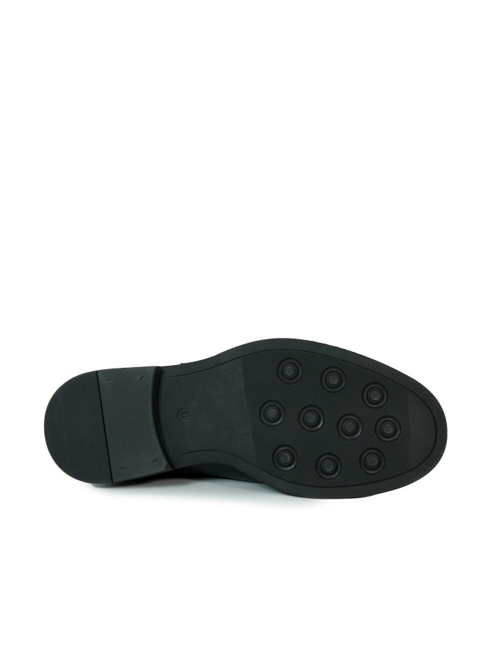 BOTÍN CONFORT DE PIEL PARA HOMBRE BAERCHI 1164 NEGRO