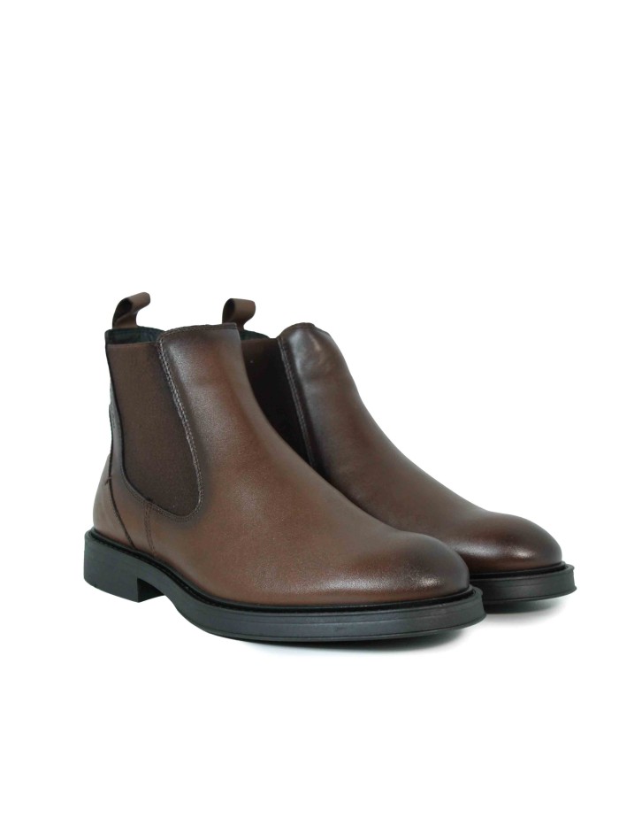 BOTÍN CONFORT DE PIEL PARA HOMBRE BAERCHI DACIA 1164 MARRÓN