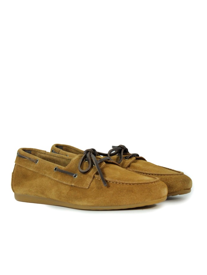 ZAPATOS DE PIEL DE ANTE BRYAN FOOTWEART 6700 MARRÓN