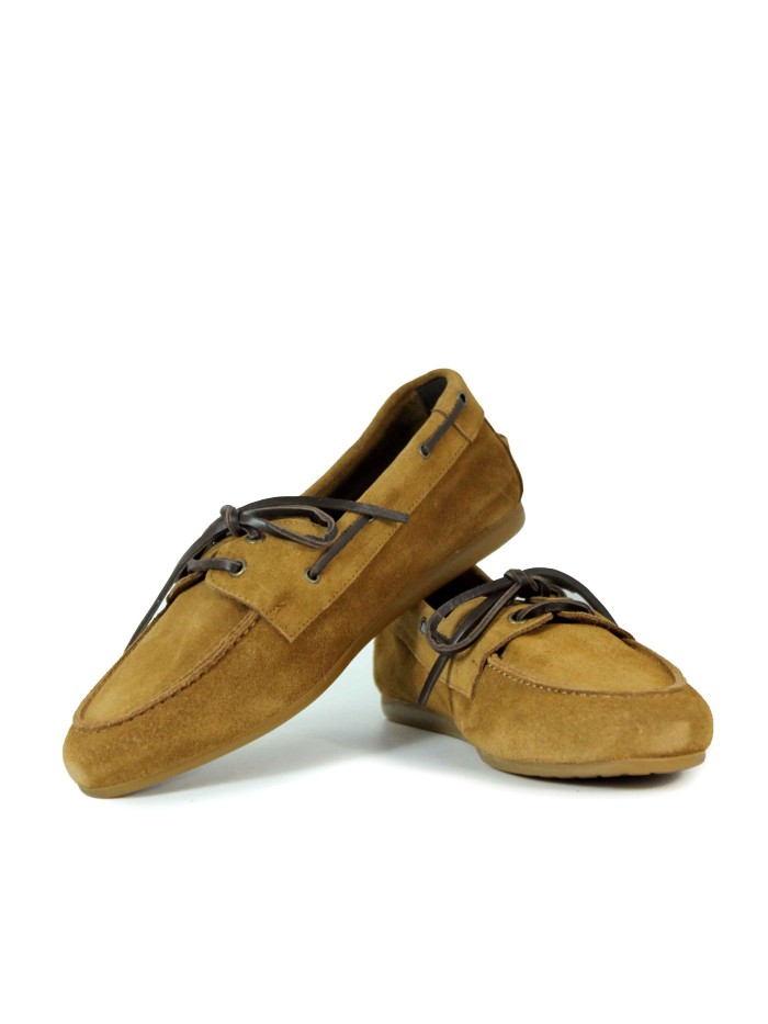 ZAPATOS DE PIEL DE ANTE BRYAN FOOTWEART 6700 MARRÓN