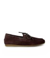 ZAPATO PLANO DE PIEL DE ANTE BRYAN FOOTWEART 6700 BURDEOS