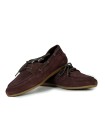 ZAPATO PLANO DE PIEL DE ANTE BRYAN FOOTWEART 6700 BURDEOS