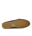 ZAPATO PLANO DE PIEL DE ANTE BRYAN FOOTWEART 6700 BURDEOS