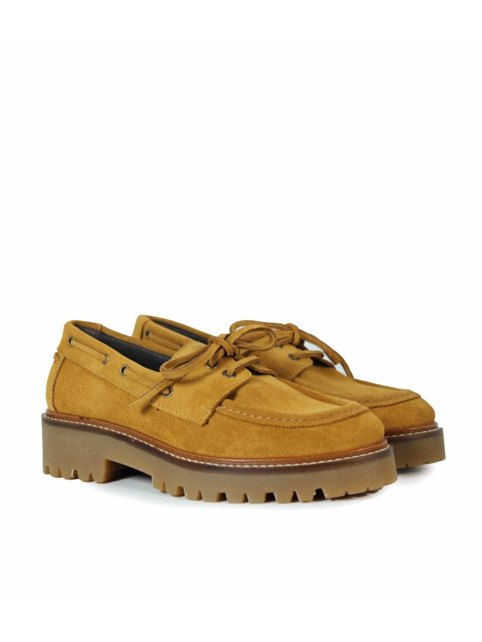 ZAPATO ESTILO NÁUTICO BRYAN FOOTWEART 4334 CAMEL