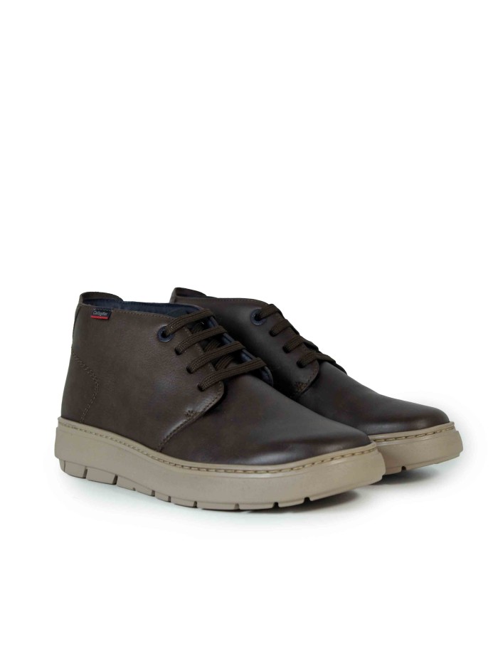 BOTAS DE PIEL CON CORDONES PARA HOMBRE CALLAGHAN ADAPTABLE 60601 MARRÓN