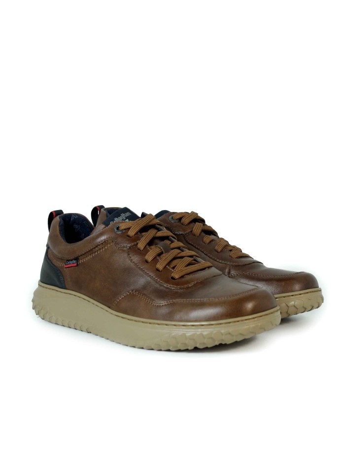 ZAPATO DE PIEL CON CORDONES MARRÓN CALLAGHAN TERRAIN 60802