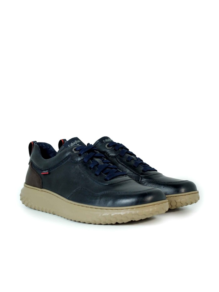 ZAPATO DE PIEL CON CORDONES MARINO CALLAGHAN TERRAIN MARINO