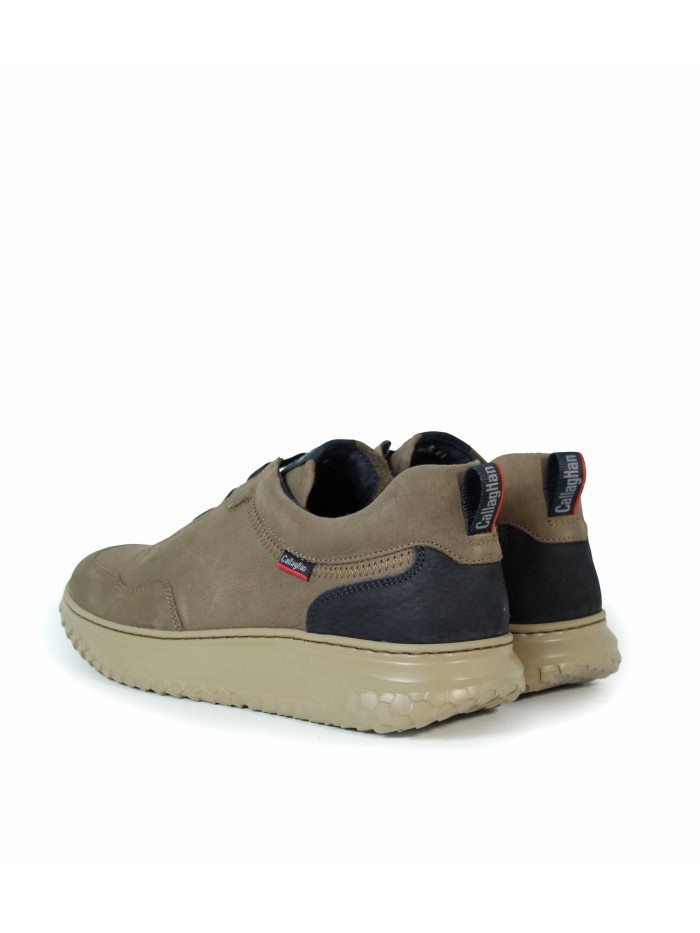 ZAPATO DE PIEL CON CORDONES MARINO CALLAGHAN TERRAIN TAUPE
