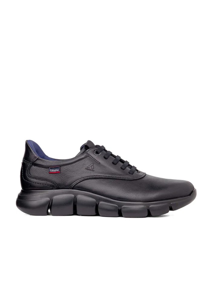 ZAPATO DE PIEL CON CORDONES CALLAGHAN 63700 NEGRO