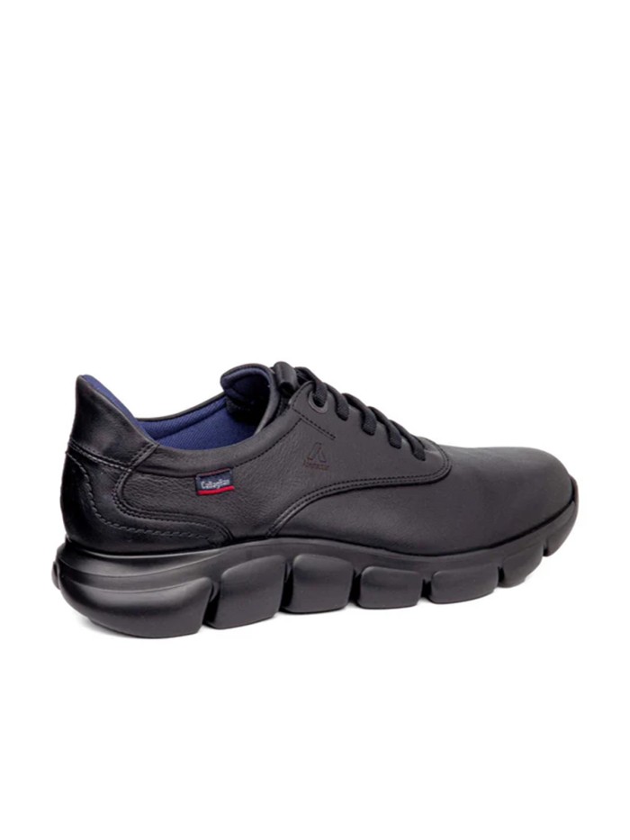 ZAPATO DE PIEL CON CORDONES CALLAGHAN 63700 NEGRO