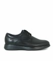 ZAPATOS DE PIEL CON CORDONES NEGRO CALLAGHAN 61000 NEGRO