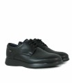 ZAPATOS DE PIEL CON CORDONES NEGRO CALLAGHAN 61000 NEGRO