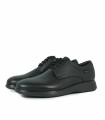 ZAPATOS DE PIEL CON CORDONES NEGRO CALLAGHAN 61000 NEGRO
