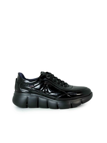 ZAPATILLA DEPORTIVA CON CUÑA CALLAGHAN 64700 NEGRO