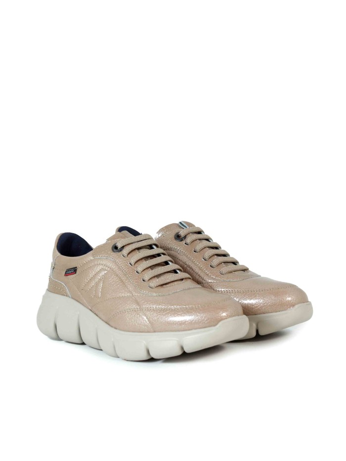 ZAPATILLA DEPORTIVA METALIZADA CALLAGHAN 64700 BEIGE
