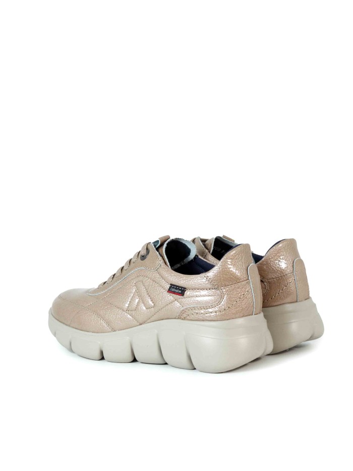 ZAPATILLA DEPORTIVA METALIZADA CALLAGHAN 64700 BEIGE