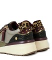 ZAPATILLAS DEPORTIVAS CON TOQUE ANIMAL PRINT CARMELA 16244206 BURDEOS