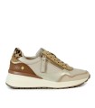 ZAPATILLAS DEPORTIVAS CON TOQUE ANIMAL PRINT CARMELA 16244201 BEIG