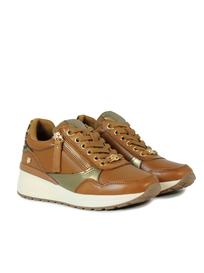 ZAPATILLAS DEPORTIVAS CON TOQUE ANIMAL PRINT CARMELA 16244202 CAMEL