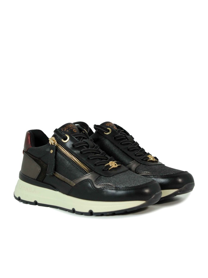 ZAPATILLAS DEPORTIVAS CON TOQUES METALIZADOS CARMELA 16251702 NEGRO