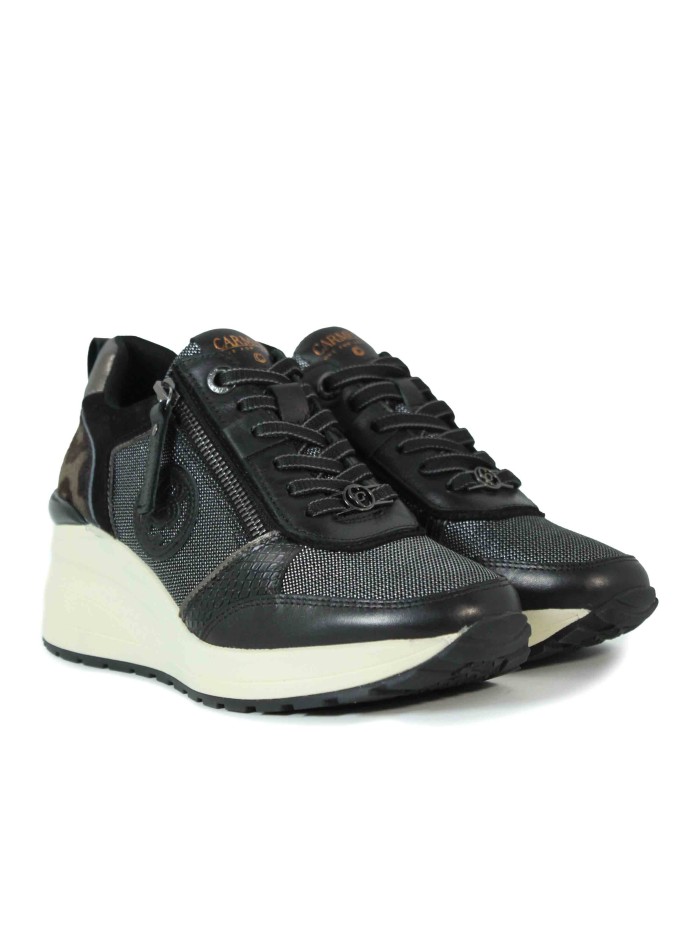 ZAPATILLAS CASUALES CON CUÑA CARMELA 16252101 NEGRO
