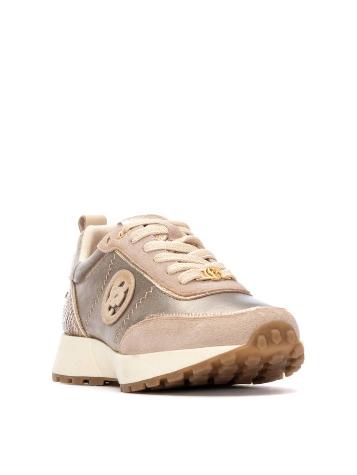 ZAPATILLAS EN TENDENCIA METALIZADAS CARMELA 16269902 BEIG