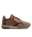 ZAPATILLAS PIEL DE HOMBRE CON CORDONES ELÁSTICOS CETTI 848 XL MARRÓN