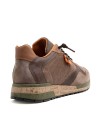 ZAPATILLAS PIEL DE HOMBRE CON CORDONES ELÁSTICOS CETTI 848 XL MARRÓN