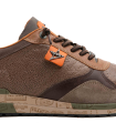 ZAPATILLAS PIEL DE HOMBRE CON CORDONES ELÁSTICOS CETTI 848 XL MARRÓN