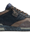 ZAPATILLAS PIEL DE HOMBRE CON CORDONES ELÁSTICOS CETTI 848 XL MARINO