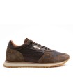 ZAPATILLAS PIEL DE HOMBRE CON CORDONES ELÁSTICOS CETTI 848 XL MOKA