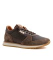 ZAPATILLAS PIEL DE HOMBRE CON CORDONES ELÁSTICOS CETTI 848 XL MOKA