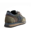 ZAPATILLAS PIEL DE HOMBRE CON CORDONES ELÁSTICOS CETTI 848 XL KAKI