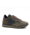 ZAPATILLAS PIEL DE HOMBRE CON CORDONES ELÁSTICOS CETTI 848 XL KAKI