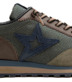 ZAPATILLAS PIEL DE HOMBRE CON CORDONES ELÁSTICOS CETTI 848 XL KAKI