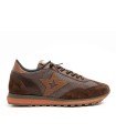 ZAPATILLAS PIEL DE HOMBRE CON CORDONES ELÁSTICOS 1259 CETTI MOKA
