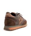 ZAPATILLAS PIEL DE HOMBRE CON CORDONES ELÁSTICOS 1259 CETTI MOKA
