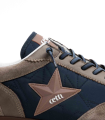 ZAPATILLAS PIEL DE HOMBRE CON CORDONES ELÁSTICOS 1385 CETTI MARINO
