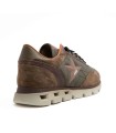 ZAPATILLAS PIEL DE HOMBRE CON CORDONES ELÁSTICOS  1385 CETTI KAKI