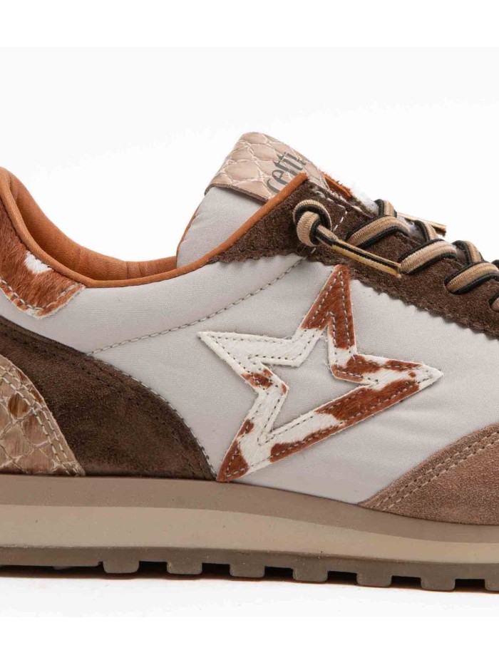 ZAPATILLAS URBANAS COMBINADAS MUJER 1259 SRA CETTI CUERO