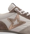 ZAPATILLAS URBANAS COMBINADAS MUJER  1259 SRA CETTI BEIGE