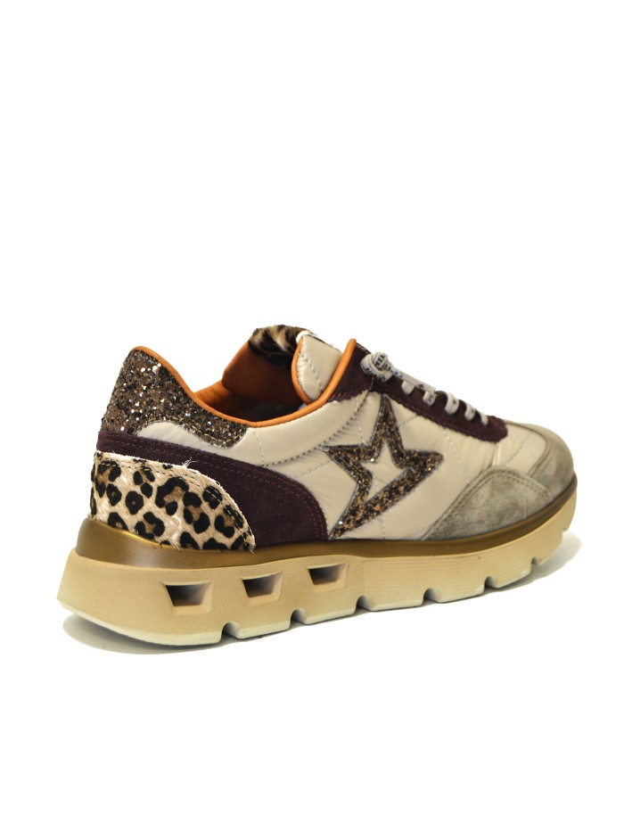 ZAPATILLAS URBANAS COMBINADAS MUJER 1259 SRA XLEXP CETTI BEIGE
