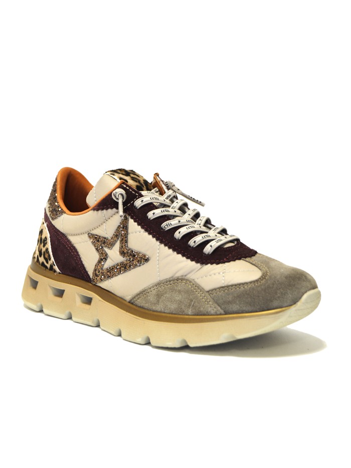 ZAPATILLAS URBANAS COMBINADAS MUJER 1259 SRA XLEXP CETTI BEIGE
