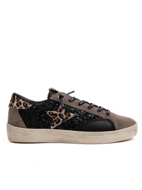 ZAPATILLAS URBANAS COMBINADAS MUJER CETTI 1259 SRA B GRIS1342 SRA CETTI NEGRO