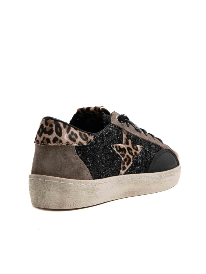 ZAPATILLAS URBANAS COMBINADAS MUJER CETTI 1259 SRA B GRIS1342 SRA CETTI NEGRO