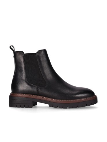 BOTÍN CHELSEA DE PIEL CHIKA 10 SABELA 01 NEGRO