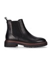 BOTÍN CHELSEA DE PIEL CHIKA 10 SABELA 01 NEGRO