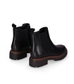 BOTÍN CHELSEA DE PIEL CHIKA 10 SABELA 01 NEGRO
